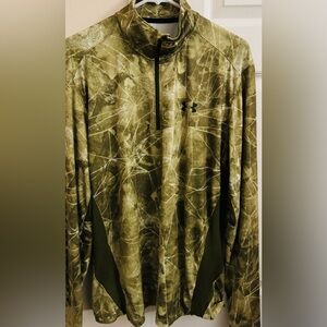 Under Armour Loose Heat Gear 1/4 Zip Long Sleeve Men’s L Multicolored